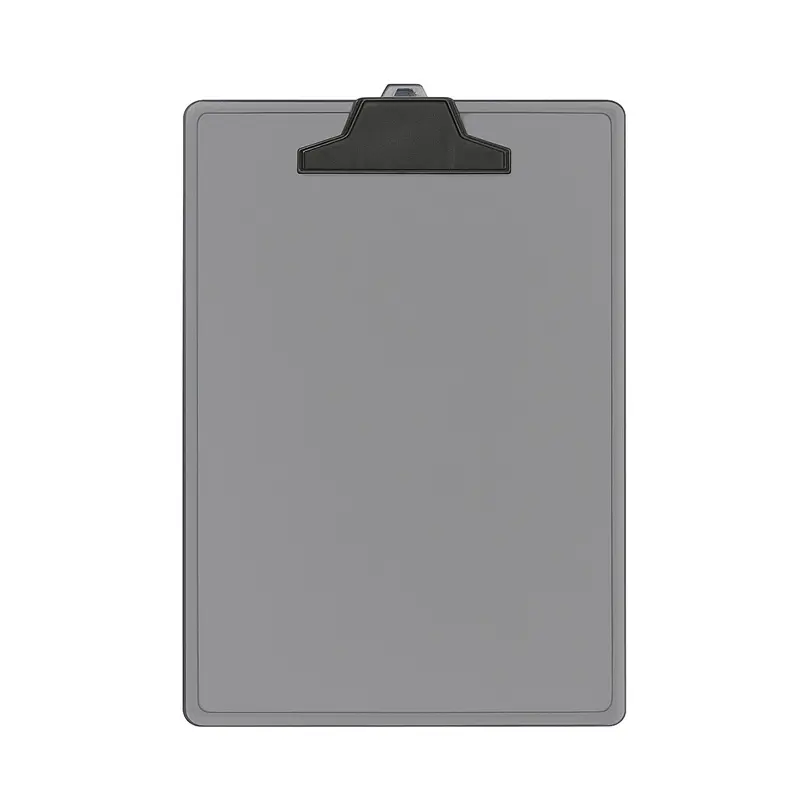 Porta block acrílico con clip plástico PDF A4 Humo 33x23