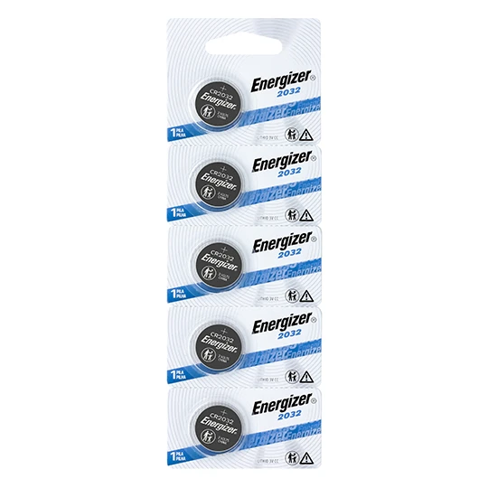 Pack x 5 Pila Energizer CR2032 Blister-Combo