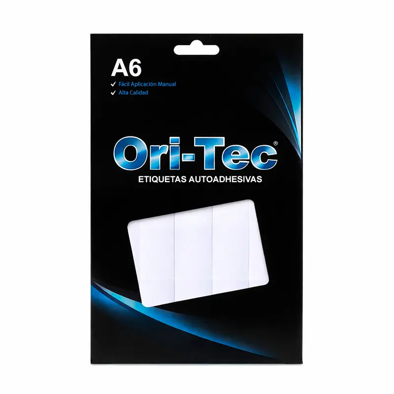 Etiquetas Orion A6 1.9 x 3.6cm. caja de 640 etiquetas