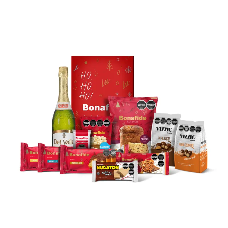 Caja Navideña Bonafide de 11 Productos con Sidra
