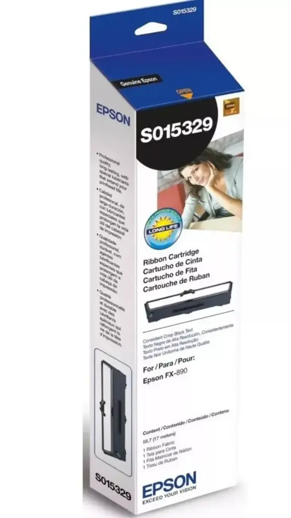 Cinta Epson S015329 FX-890 Negro (E)