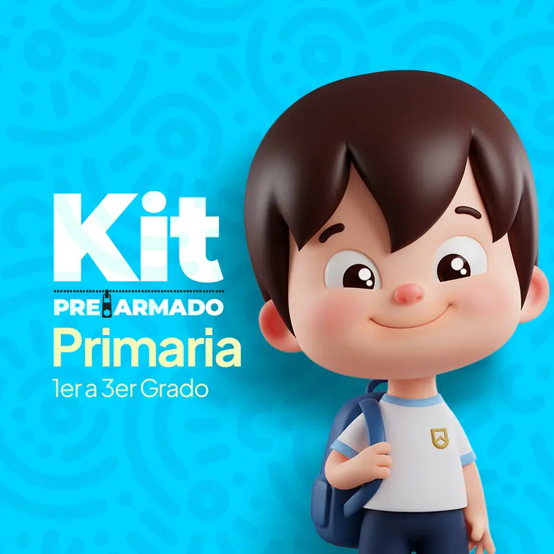 Kit Escolar Prearmado Básico 1 a 3 grado 