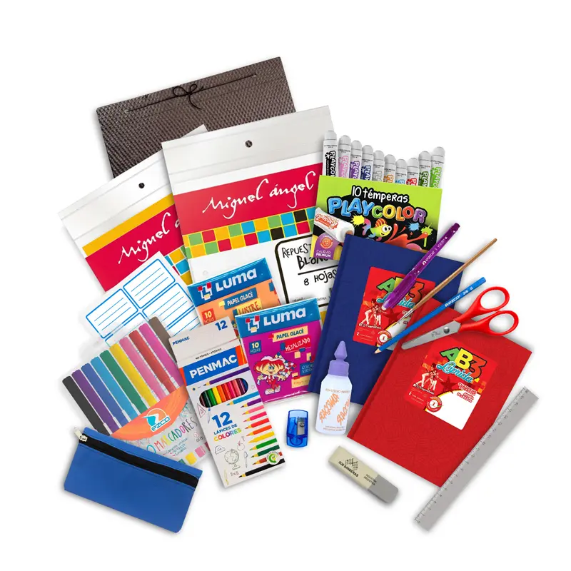 Kit Escolar Prearmado Básico Primaria de 1er. a 3er. grado 