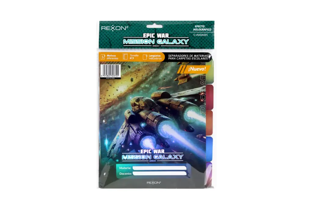 Separador 5 posiciones Rexon Mission Galaxy N°3