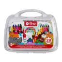 Valija de colores Filgo Pequeños Art. 28 piezas