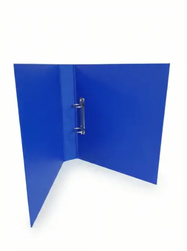 [CARP2AA4AZU] Carpeta 2 anillos forrada Avíos A4 azul, lomo de 40mm.