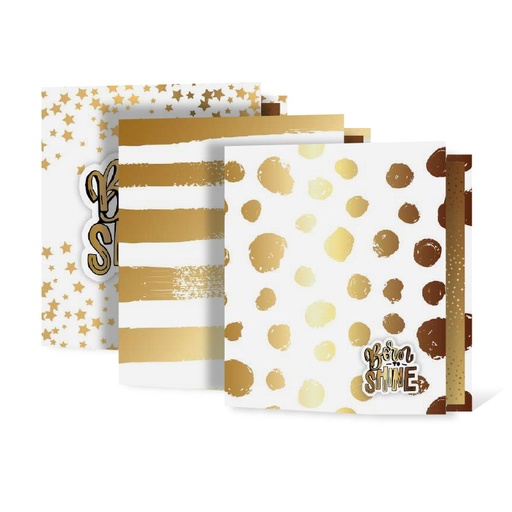 [CAR3AREXBORN] Carpeta 3 anillos 40 mm Rexon Born to Shine