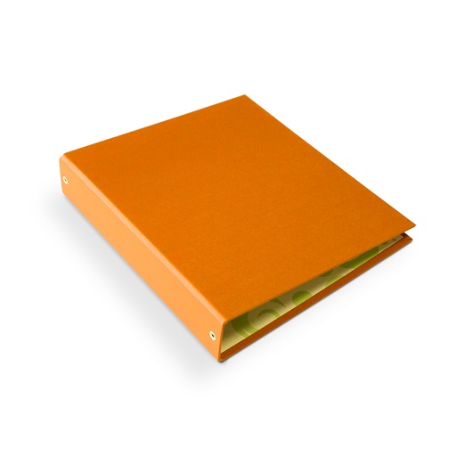 [CARP3AFORNAR] Carpeta 3 anillos  40 mm forrada N°3 naranja