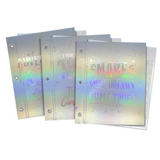 [CARPREXN3HOL] Carpeta de dos tapas para aros o cordón Rexon Holomate N°3