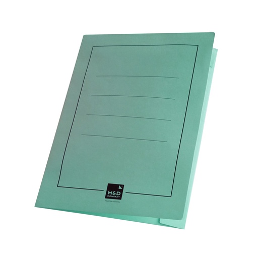[3SOLAPOFVERD] Carpeta 3 solapas de cartulina Oficio verde