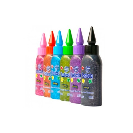 [PLASTBRCJ2X6] Adhesivo brillo Plasticola, 38g. pack de 6 unidades