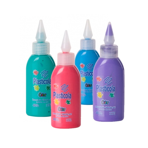 [PLASTCOLCJX6] Adhesivo vinílico Plasticola, 40g. pack de 6 unidades