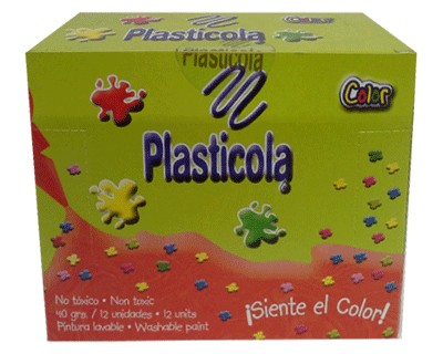 [PLASTCOLX12] Adhesivo vinílico Plasticola, 40g. pack de 12 unidades