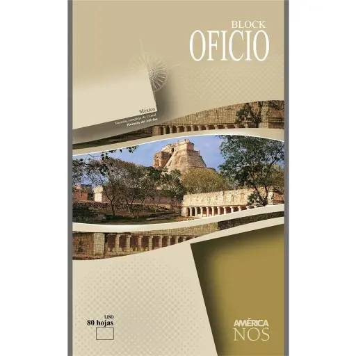 [AMERBKOF80L] Block Oficio Emblocado América, 80 hojas lisas