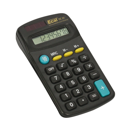 [ECALTC031] Calculadora de bolsillo Ecal TC31