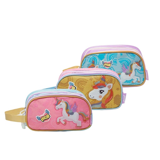 [LSDCADIVUNIC] Cartuchera de 2 cierres con divisiones LSyD Unicorn 97.20601