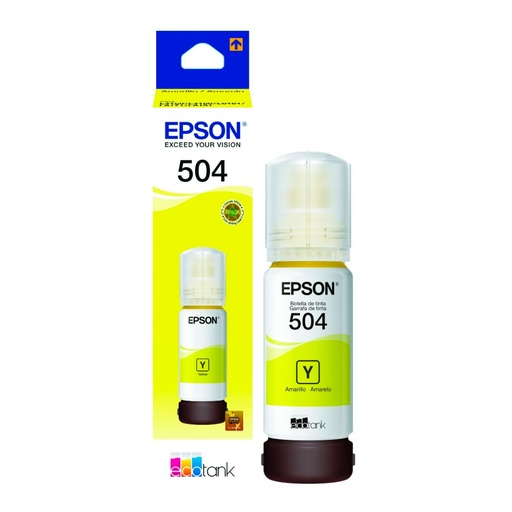 [EPSBOTT504AM] Botella de tinta Original Epson T504420 amarillo