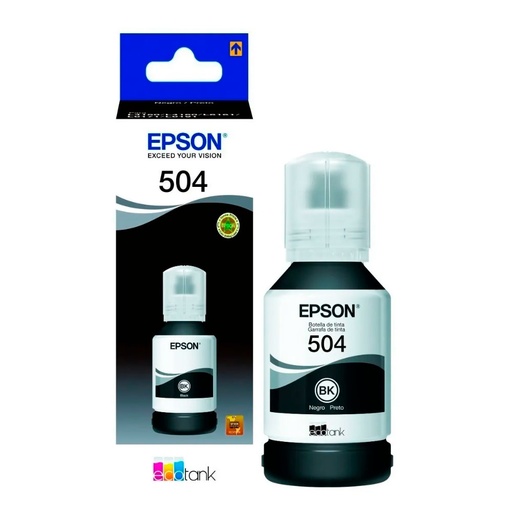 [EPSBOTT504NE] Botella de tinta Epson  L4150/4160 T504120 negro
