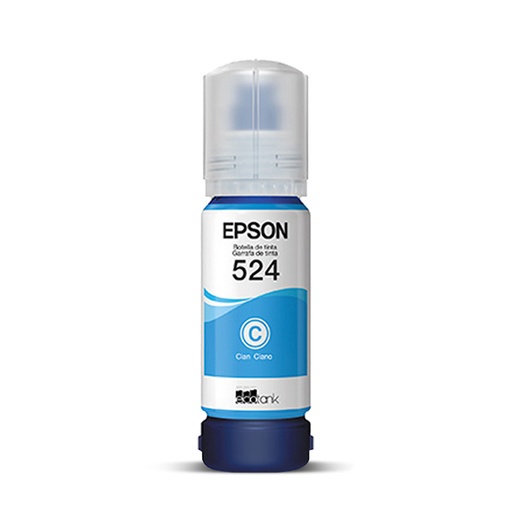 [EPSBOTT524CY] Botella de tinta Epson T524 T524220-AL cyan