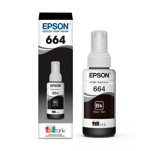 [EPSBOTT664NE] CARTUCHO ORIGINAL Epson T664120-AL Negro