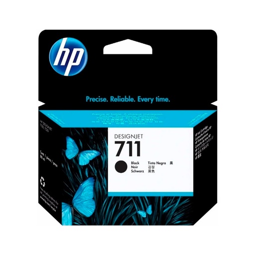 [HPCAR71138ML] CARTUCHO ORIGINAL HP 711 CZ129A, Negro