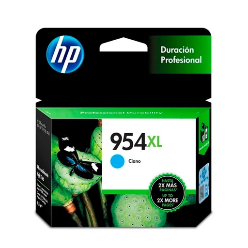 [HPCAR954XLCY] Cartucho Original HP 954XL LS62AL, Alto Rendimiento Cyan