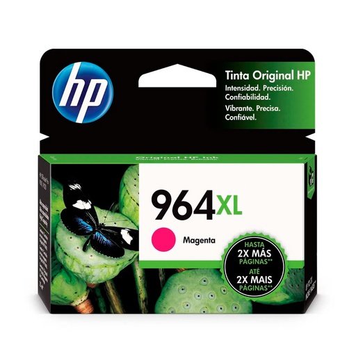 [HPCAR964XLMA] CARTUCHO ORIGINAL HP 964XL 3JA55AL, Alto Rendimiento Magenta
