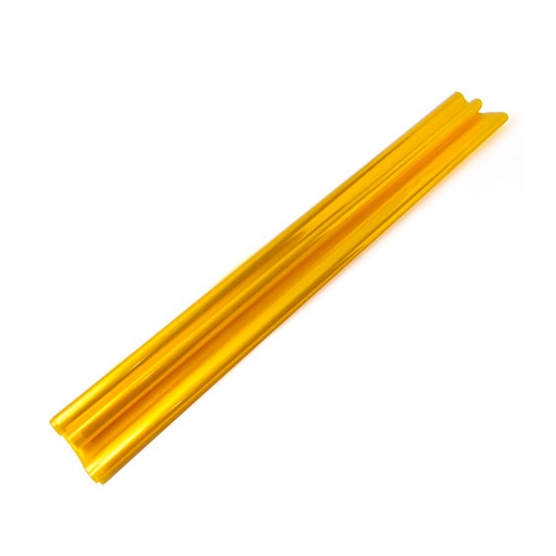 [CELOFAMARX10] Papel Celofán amarillo, 50 x 90cm. pack de 10 unidades