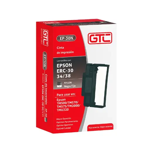 [EPSCINERC38B] Cinta alternativa Epson ERC-38B negra