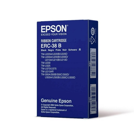 [EPSCINERC38B] Cinta alternativa para Epson ERC-09P | 22 | 80 negra para Epson M150 | M160