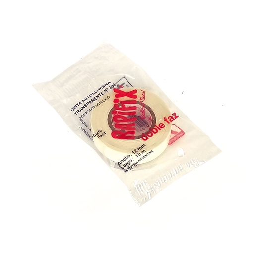 [STIKO1225] Cinta adhesiva Stiko Doble Faz 12mm. x 25mts.