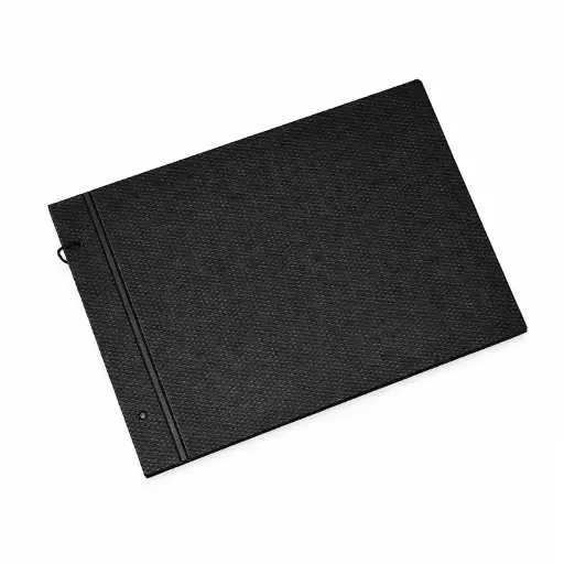 [CARFIBRANEG5] Carpeta N°5 Fibra negra brillante