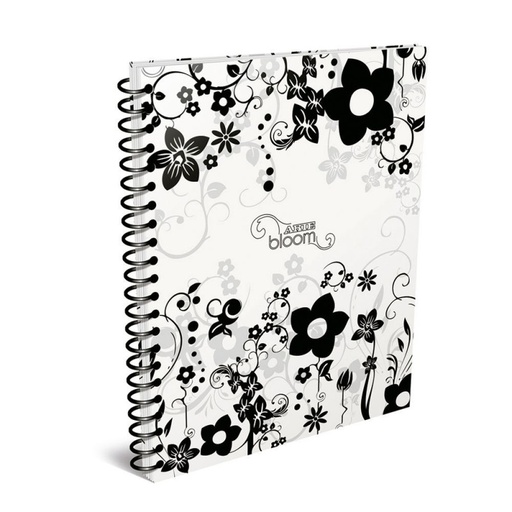 [ARTE16BLO80R] Cuaderno Arte Bloom espiralado, 16x21cm. 80 hojas rayadas