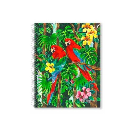 [DESIGN297C] Cuaderno Design espiralado tapa rígida, 22x29cm. 84 hojas cuadriculadas
