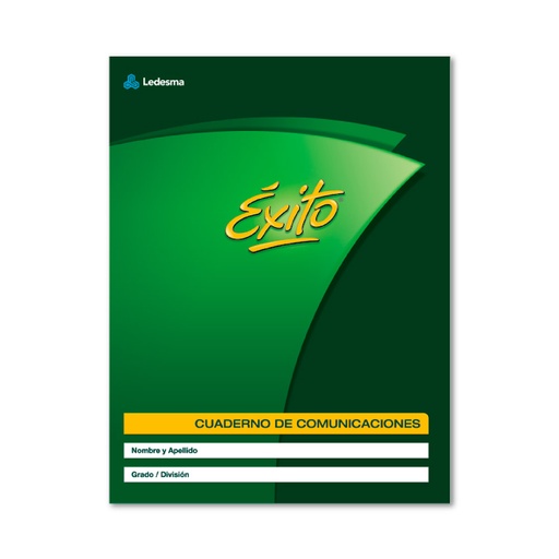 [EXITOCOMUNIC] Cuaderno de Comunicaciones Éxito tapa flexible, 16 x 21cm.