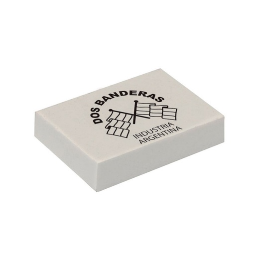 [2BAND3060UN] Goma de borrar Dos Banderas 3060, unidad