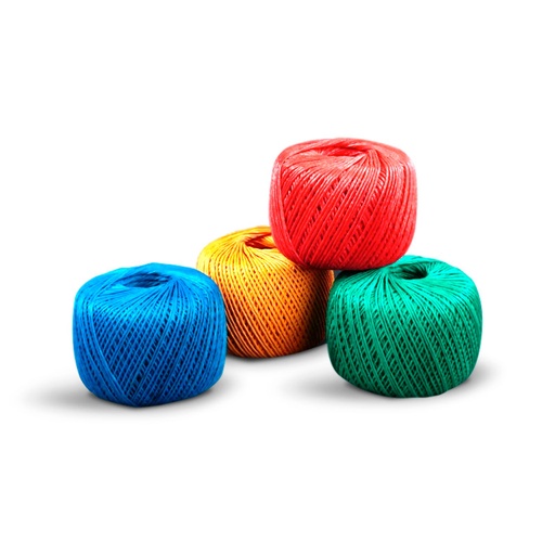 [HILOPOLIP20M] Hilo de polipropileno multicolor Bambino de 20g. 2.5mm. de diámetro, ovillo de 20mts.