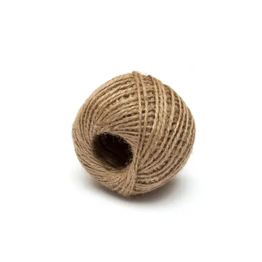 [HILOYUTEX10] Hilo de yute grueso de 50g. 3mm. de diámetro, 10 ovillos de 20mts.