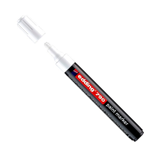 [EDDIN790BL10] Marcador Edding 790 blanco, de 10 unidades