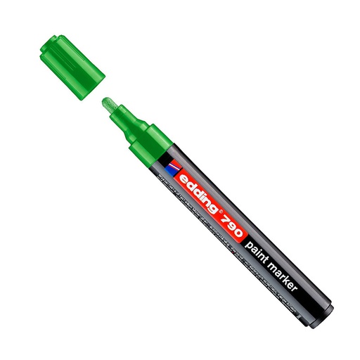 [EDDIN790VE10] Marcador Edding 790 verde, de 10 unidades