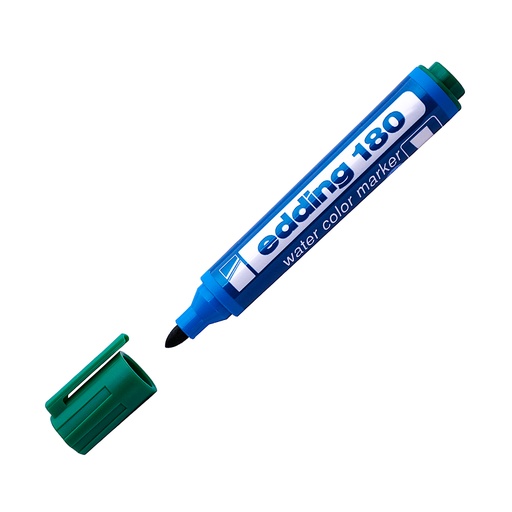 [EDDING180VER] Marcador al agua Edding 180 verde(D)
