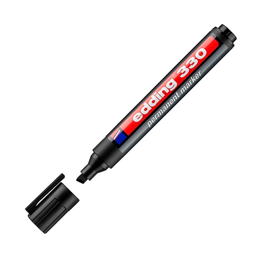 [EDDING330NEG] Marcador de tinta al solvente Edding 330 negro