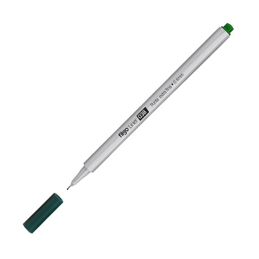 [FILGOMAR038V] Microfibra de punta ultra fina 0.4mm. Filgo Liner 038 verde