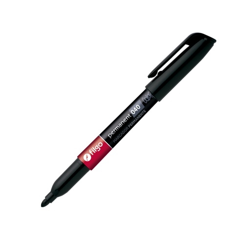 [FILGOMAR040N] Marcador permanente de punta fina 1.0mm. Filgo Permanent Marker 040 negro