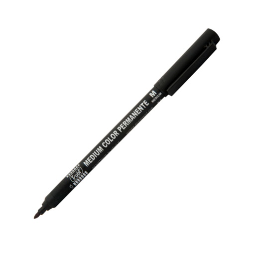 [TRABI25NEGRO] Marcador permanente Trabi Punta mediana negro 2,5mm