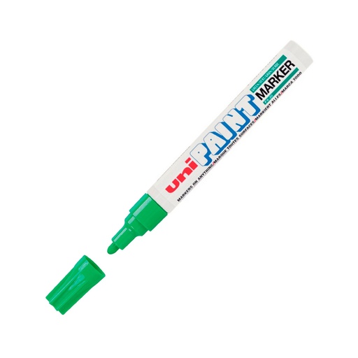 [UNIPX20X12VE] Marcador Uni Paint PX20 verde, 12 unidades