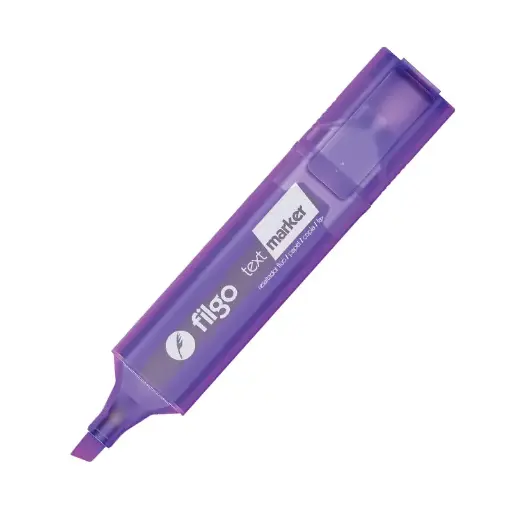 [FILGORETXVIOL] Resaltador Chato Filgo Text Marker Flúo violeta