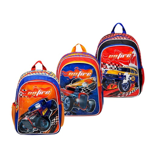 [LSDMOC14CARF] Mochila Jardín LSyD Car Fire, 14"