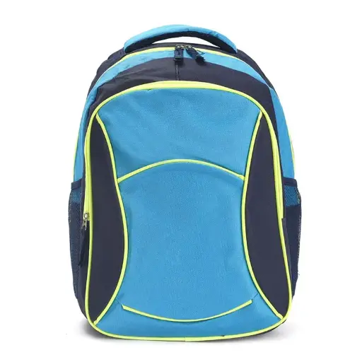 [MOCHRQSCHL16] Mochila escolar RQ School lisa 17" celeste y azul