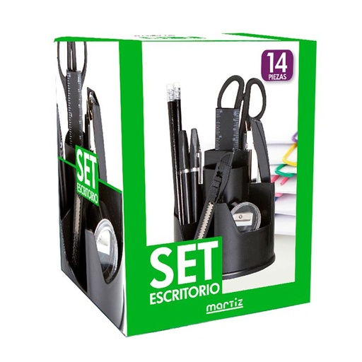 [SETESC201042] Set de escritorio Martiz de 14 piezas